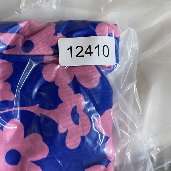 LulaRoe T-Shirt Women L Large Blue Floral Crew Neck Short Sleeve Casual Comfort - Picture 9 of 9